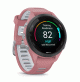 Forerunner 265S- Black Bezel with Light Pink Case and Light Pink/Powder Grey Silicone Band- 010-02810-15 - Garmin